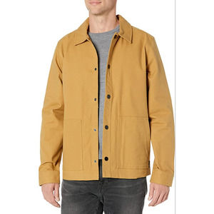 prAna Men's Westside Jacket Large Tan Shacket Organic Cotton Water Repellant NWT